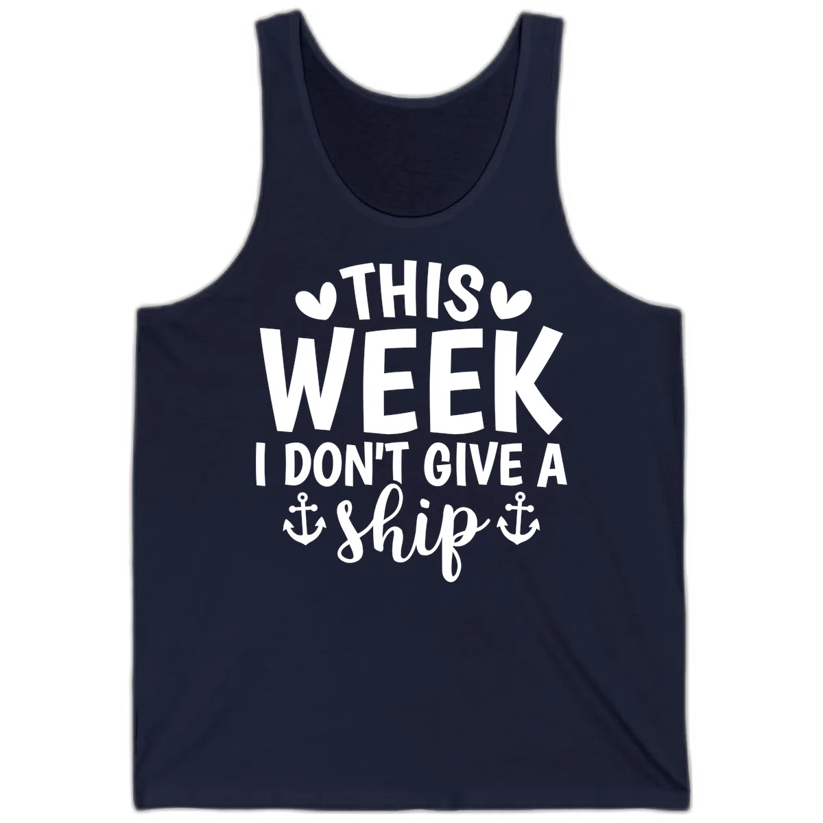 This Week I Don't Give A Ship Tank in Navy