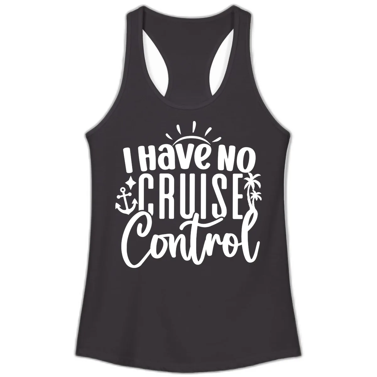 I Have No Cruise Control Ladies Tank in Black