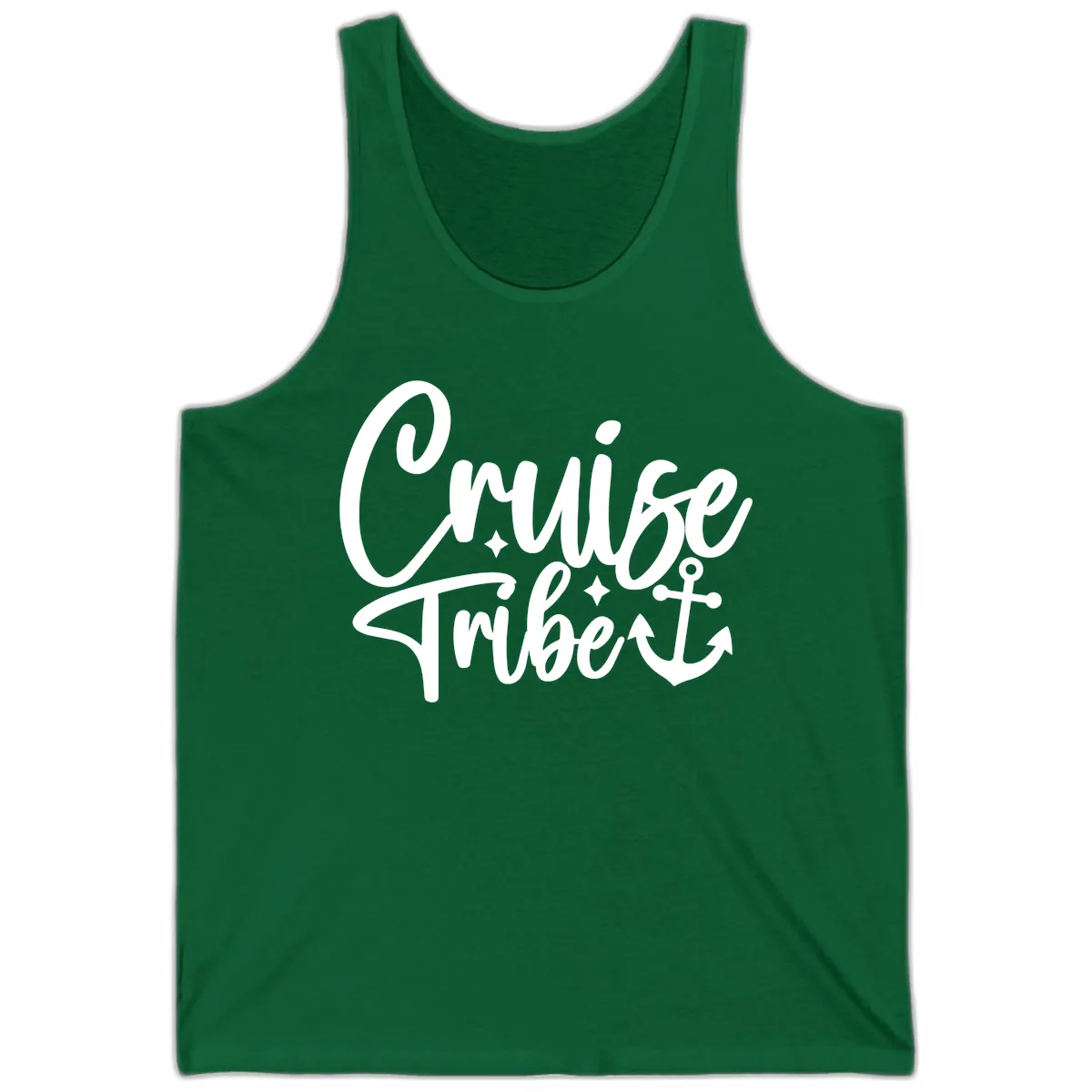 Cruise Tribe Anchor Design Tank in Kelly