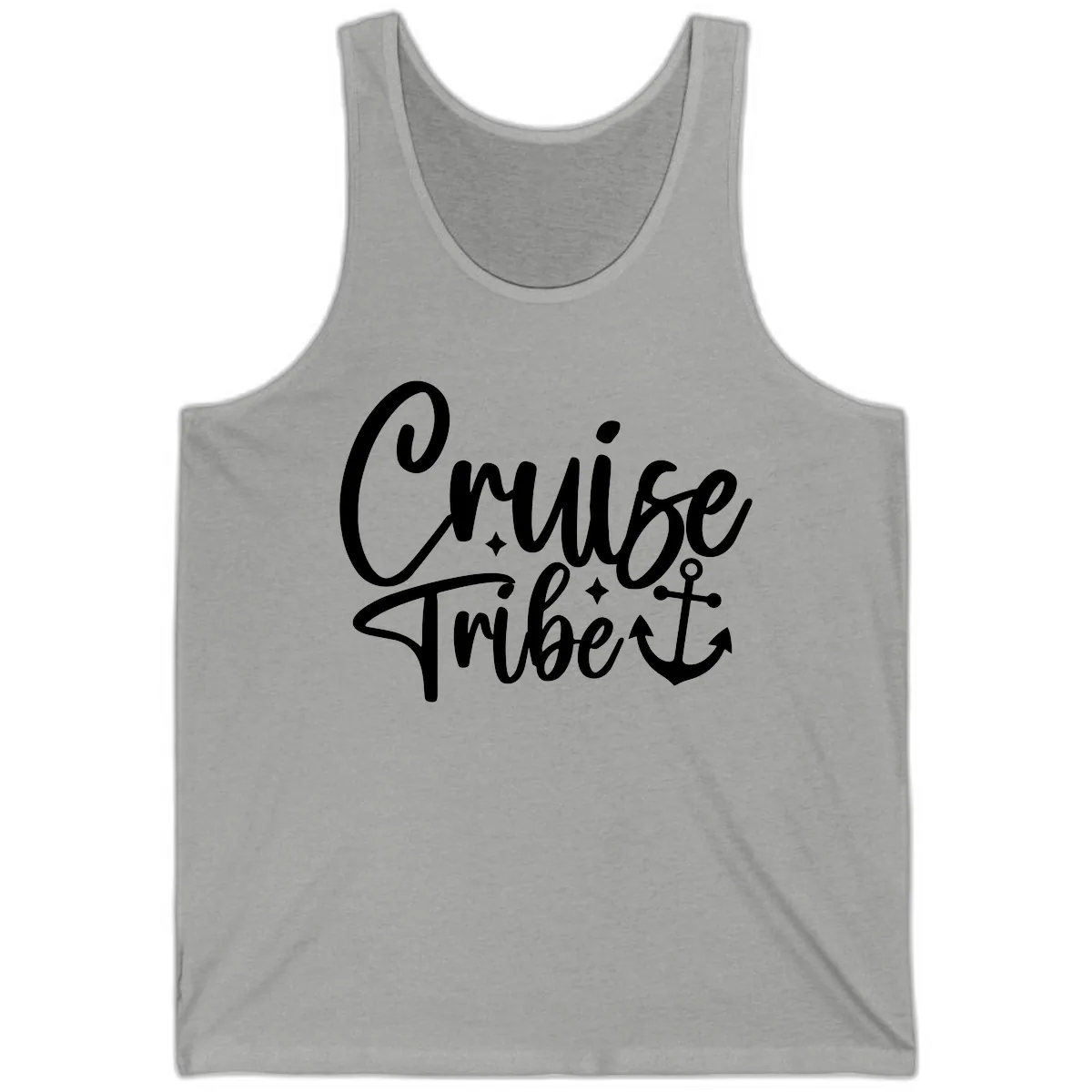 Cruise Tribe Anchor Design Tank in Athletic Heather