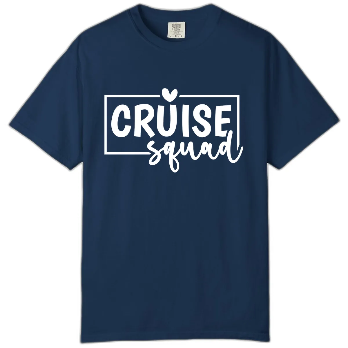 Cruise Squad Matching Family Comfort Color in Navy