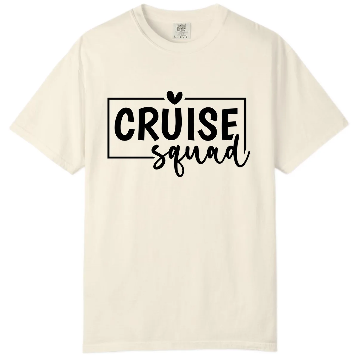Cruise Squad Matching Family Comfort Color in Ivory