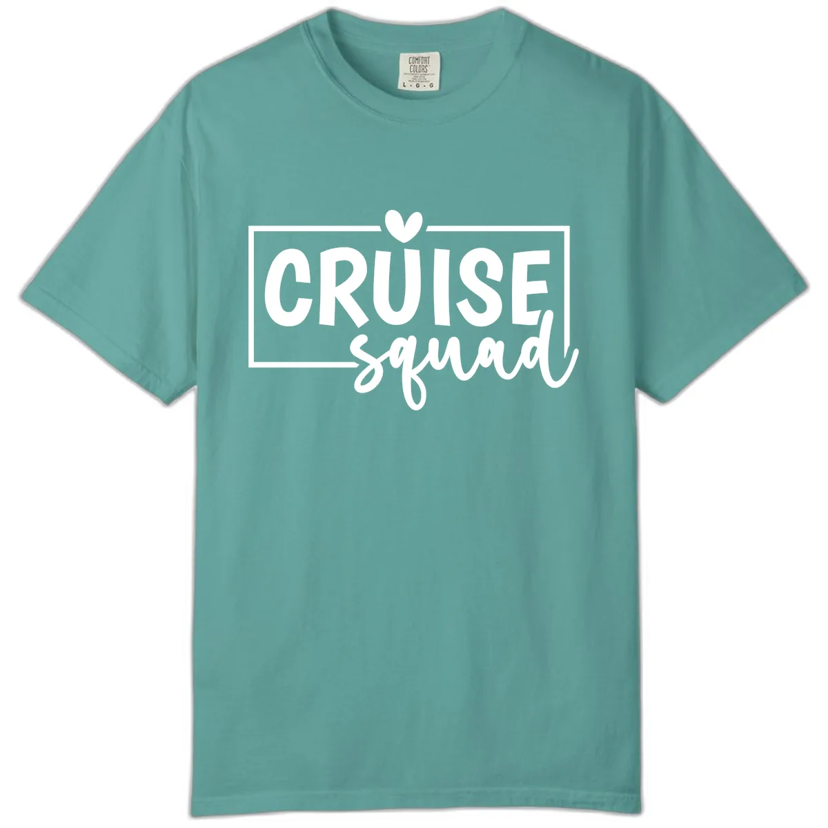 Cruise Squad Matching Family Comfort Color in Seafoam
