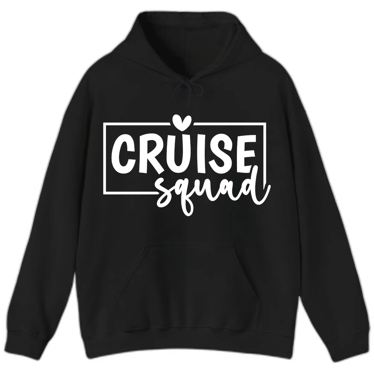 Cruise Squad Matching Family Hoodie in Black