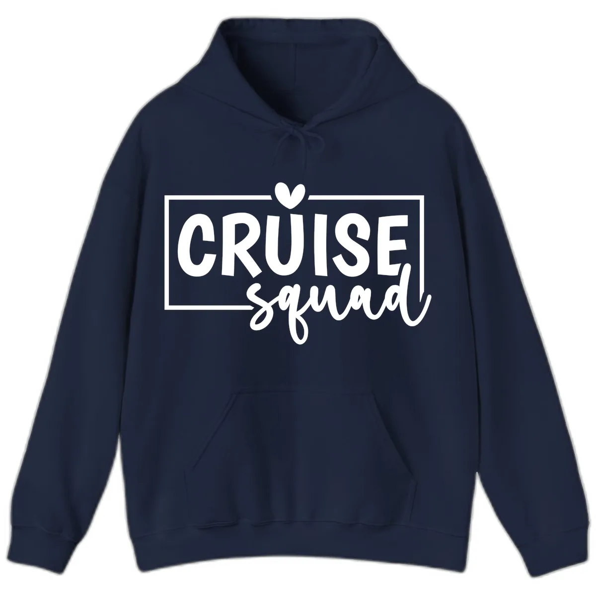Cruise Squad Matching Family Hoodie in Navy