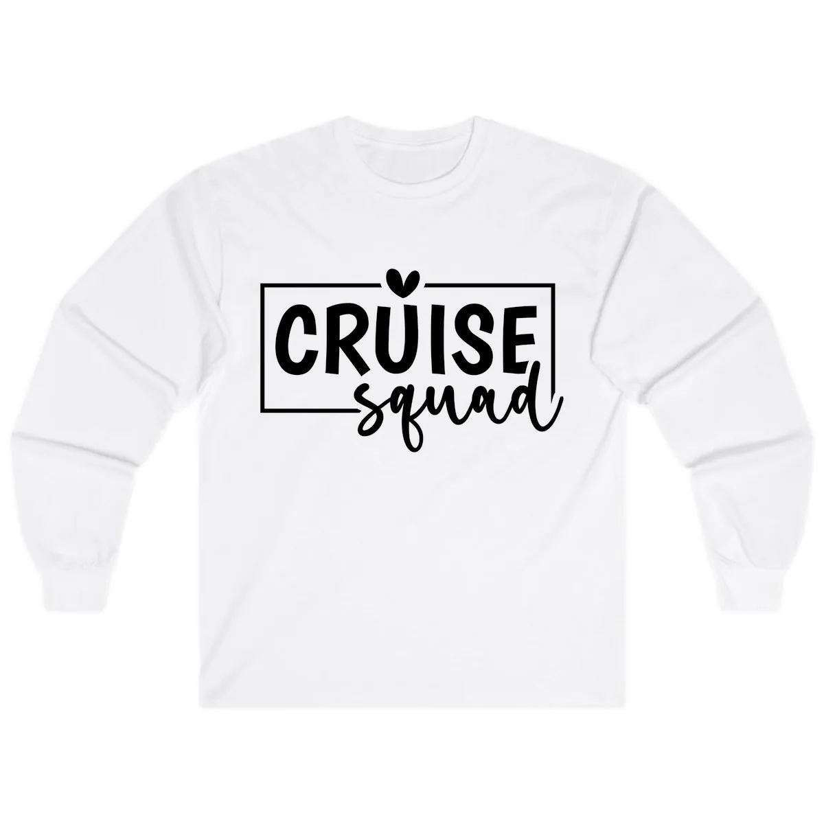 Cruise Squad Matching Family Long Sleeve in White