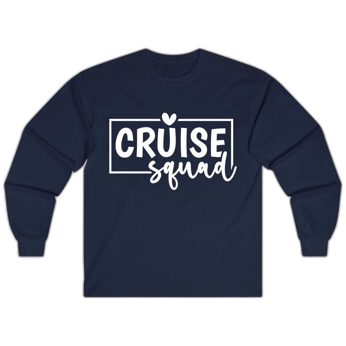 Cruise Squad Matching Family Long Sleeve in Navy