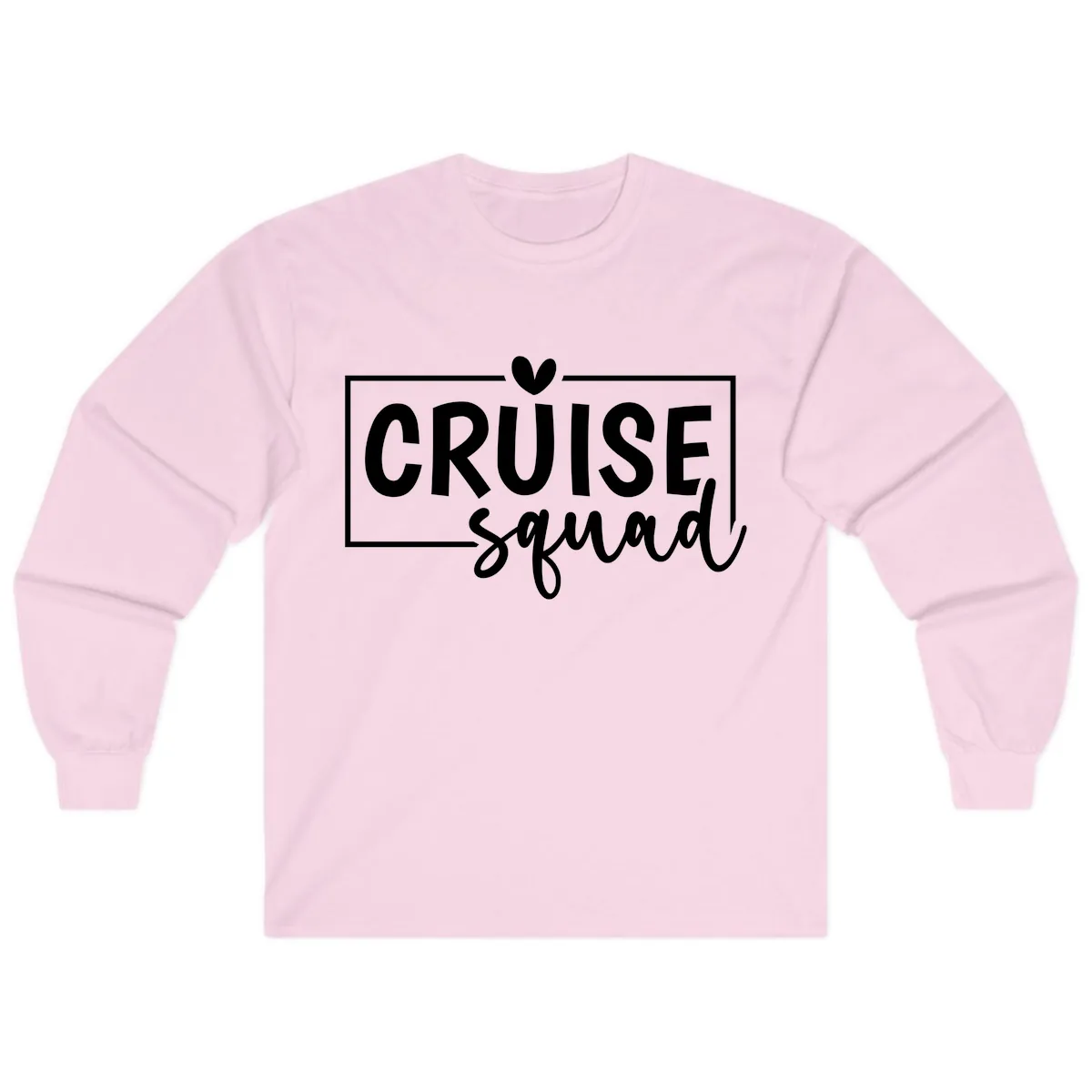 Cruise Squad Matching Family Long Sleeve in Light Pink