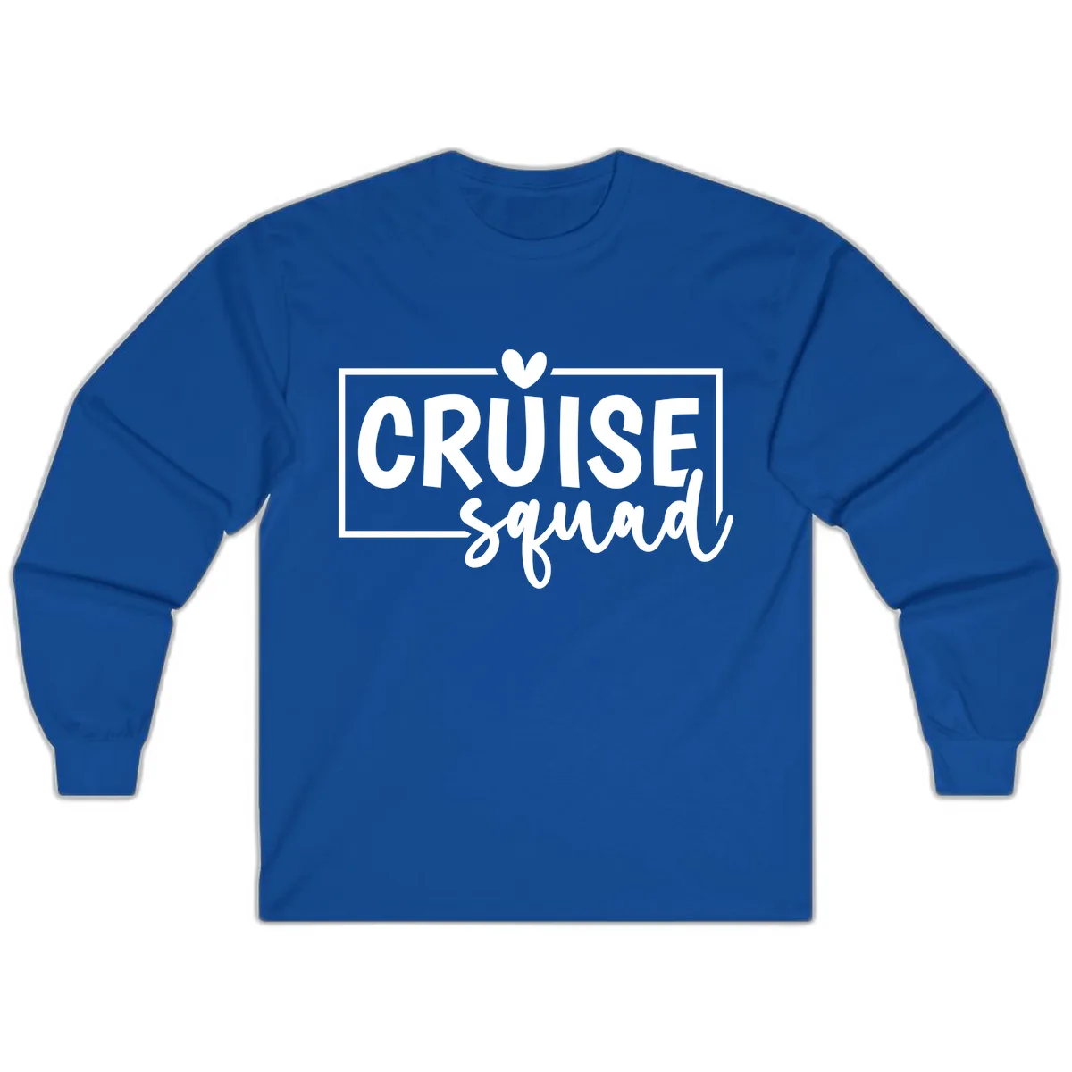 Cruise Squad Matching Family Long Sleeve in Royal