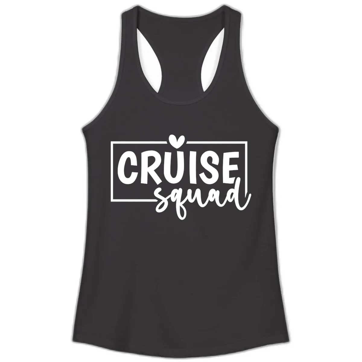 Cruise Squad Matching Family Ladies Tank in Black
