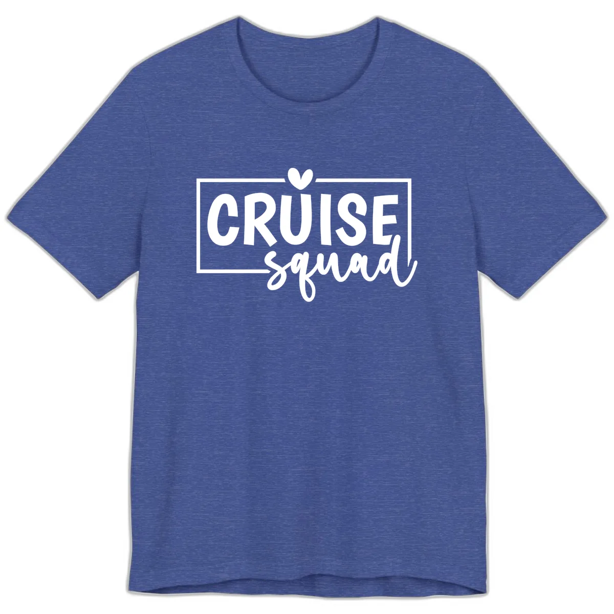 Cruise Squad Matching Family Premium T-Shirt in Heather True Royal