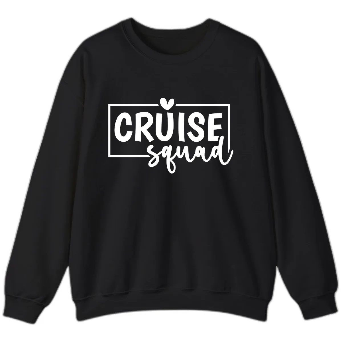 Cruise Squad Matching Family Sweatshirt in Black