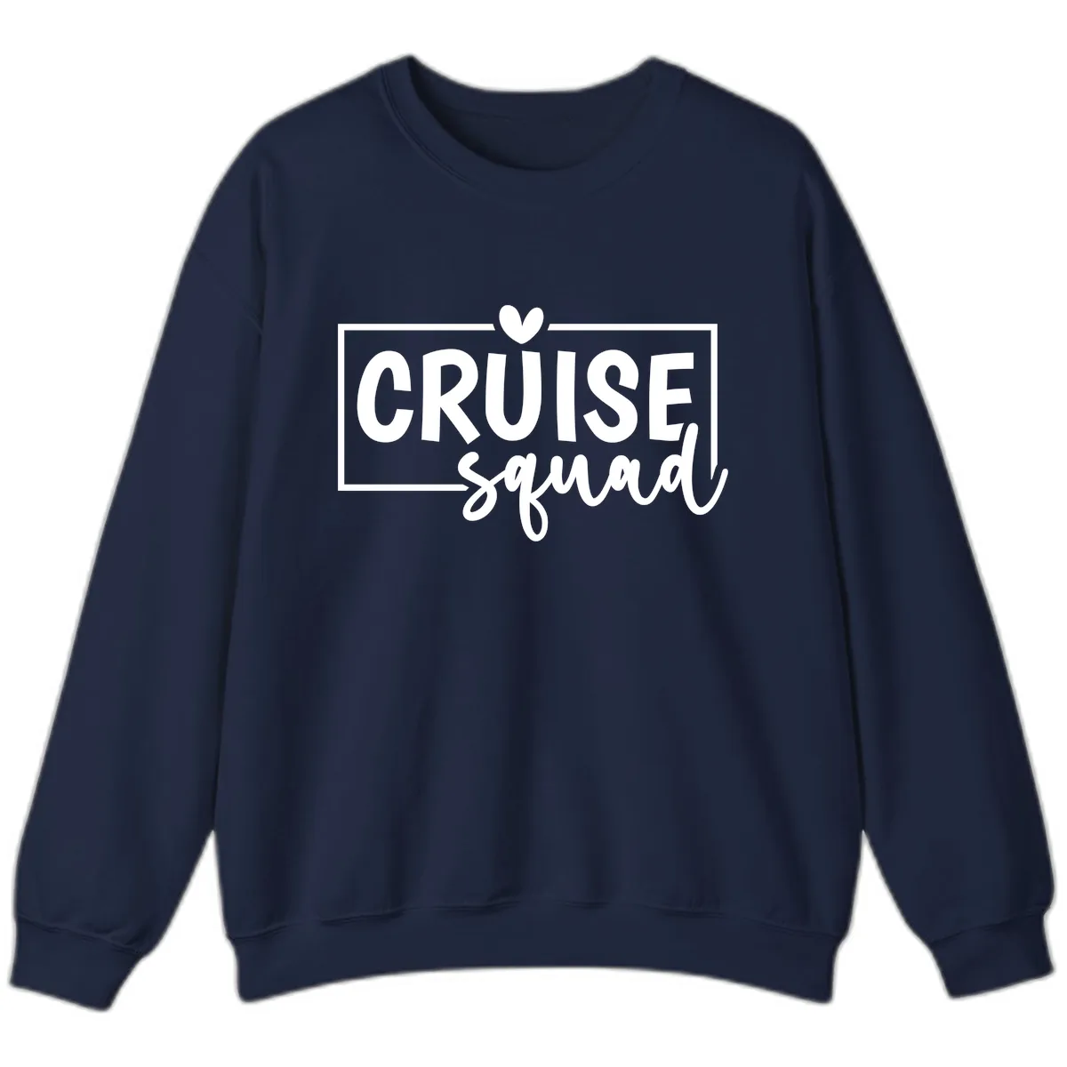 Cruise Squad Matching Family Sweatshirt in Navy