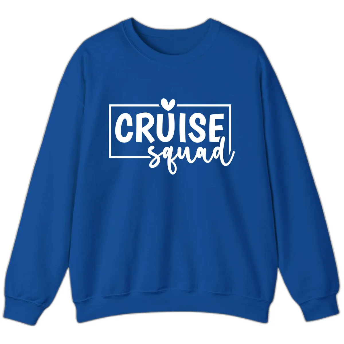 Cruise Squad Matching Family Sweatshirt in Royal