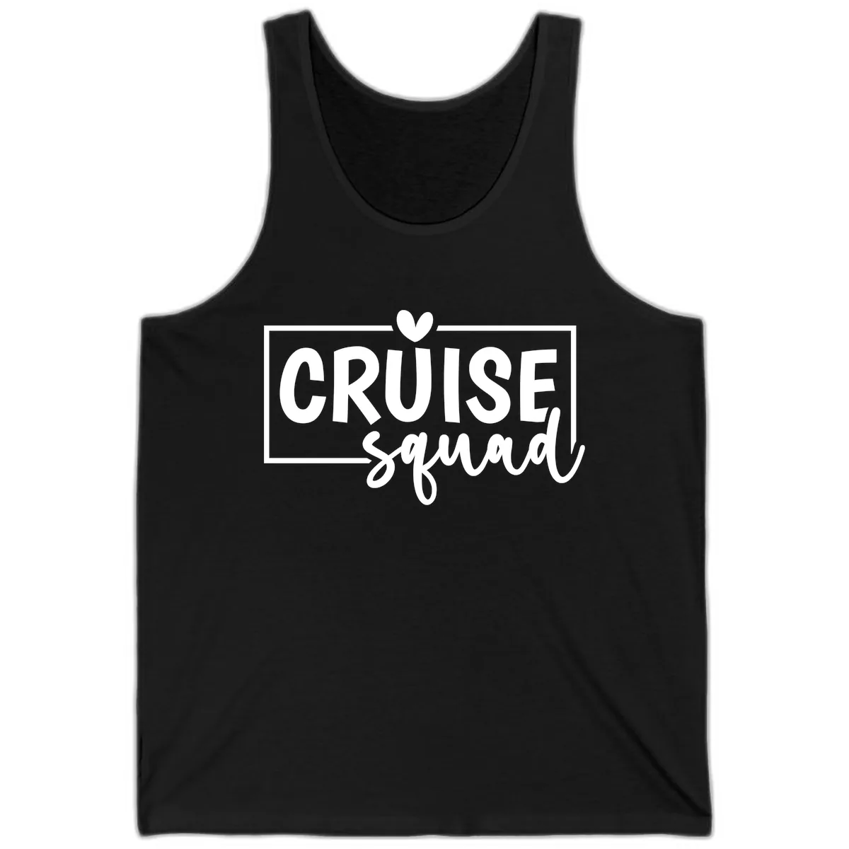 Cruise Squad Matching Family Tank in Black