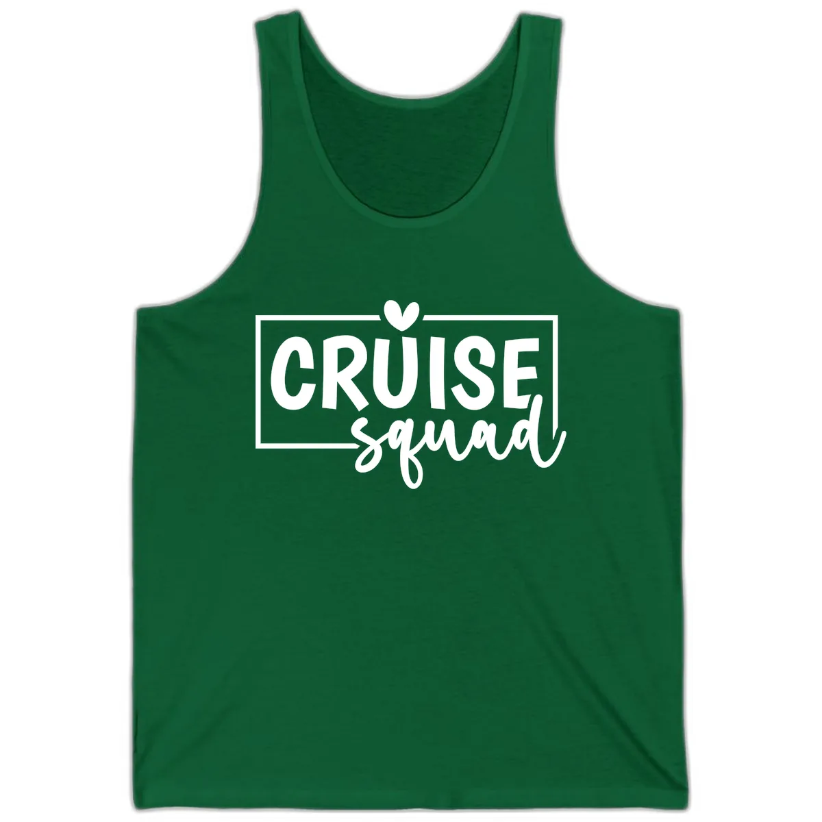 Cruise Squad Matching Family Tank in Kelly