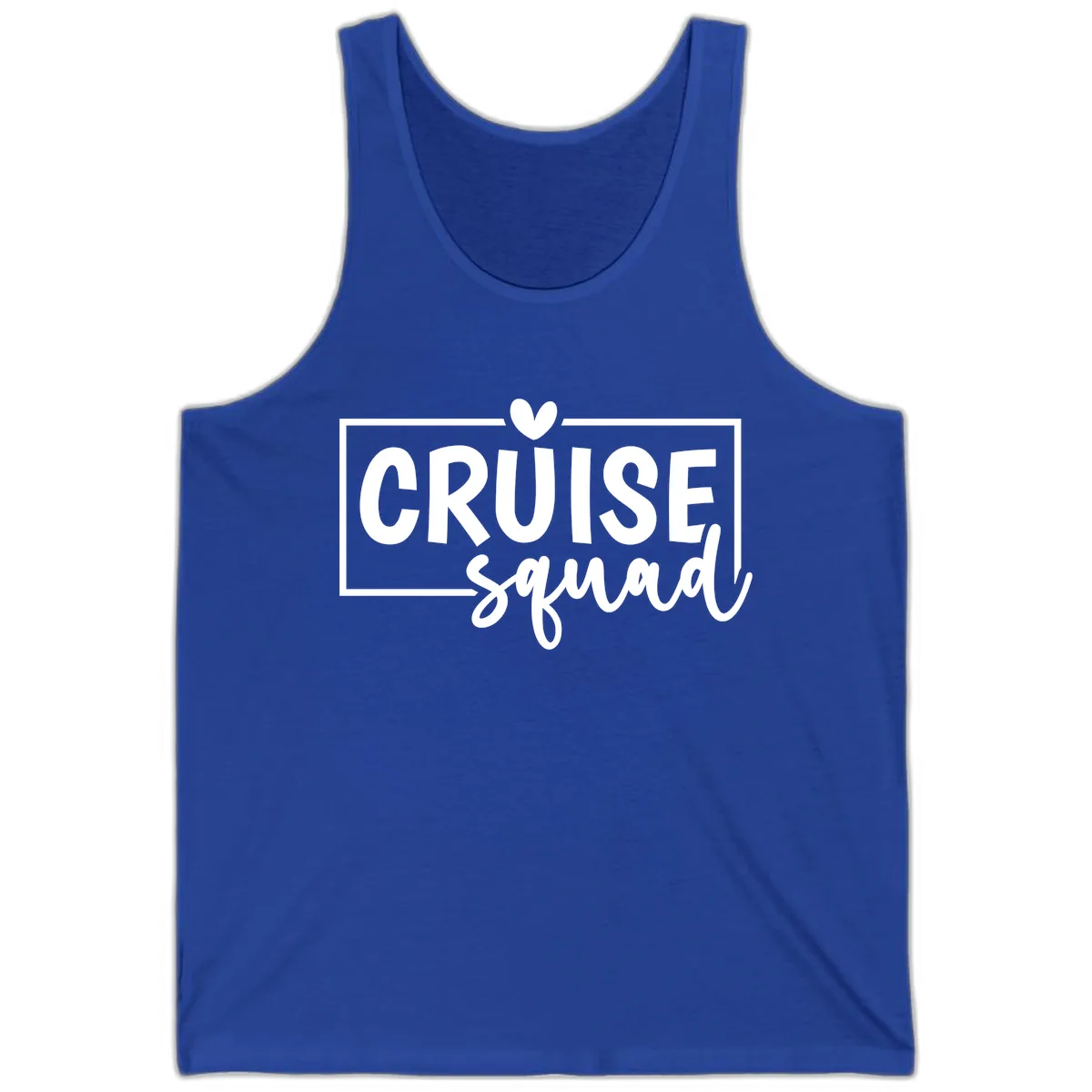 Cruise Squad Matching Family Tank in True Royal