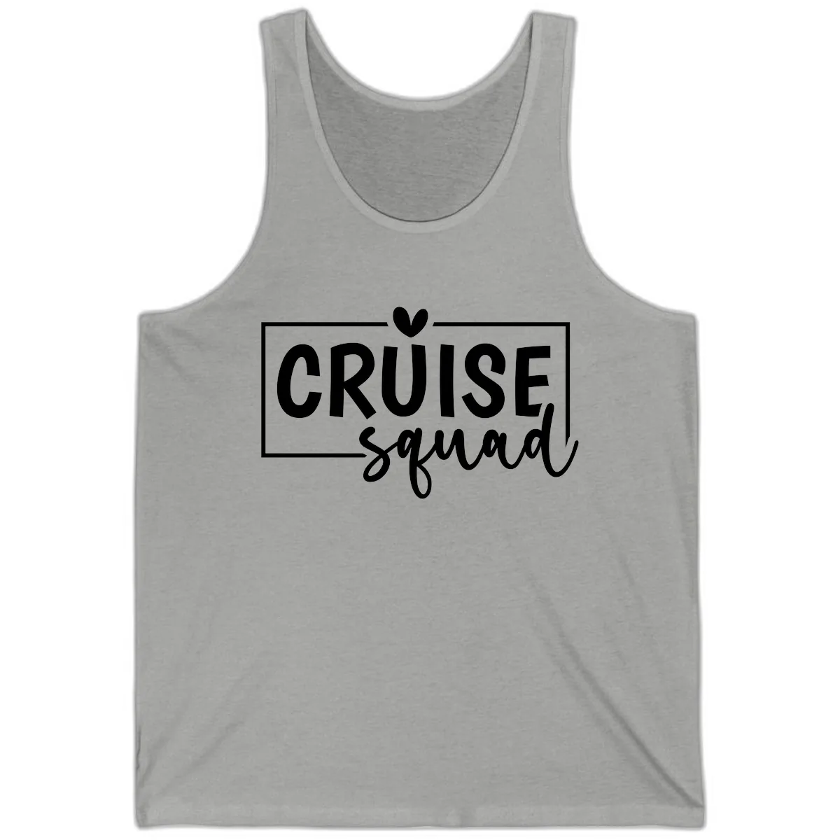 Cruise Squad Matching Family Tank in Athletic Heather