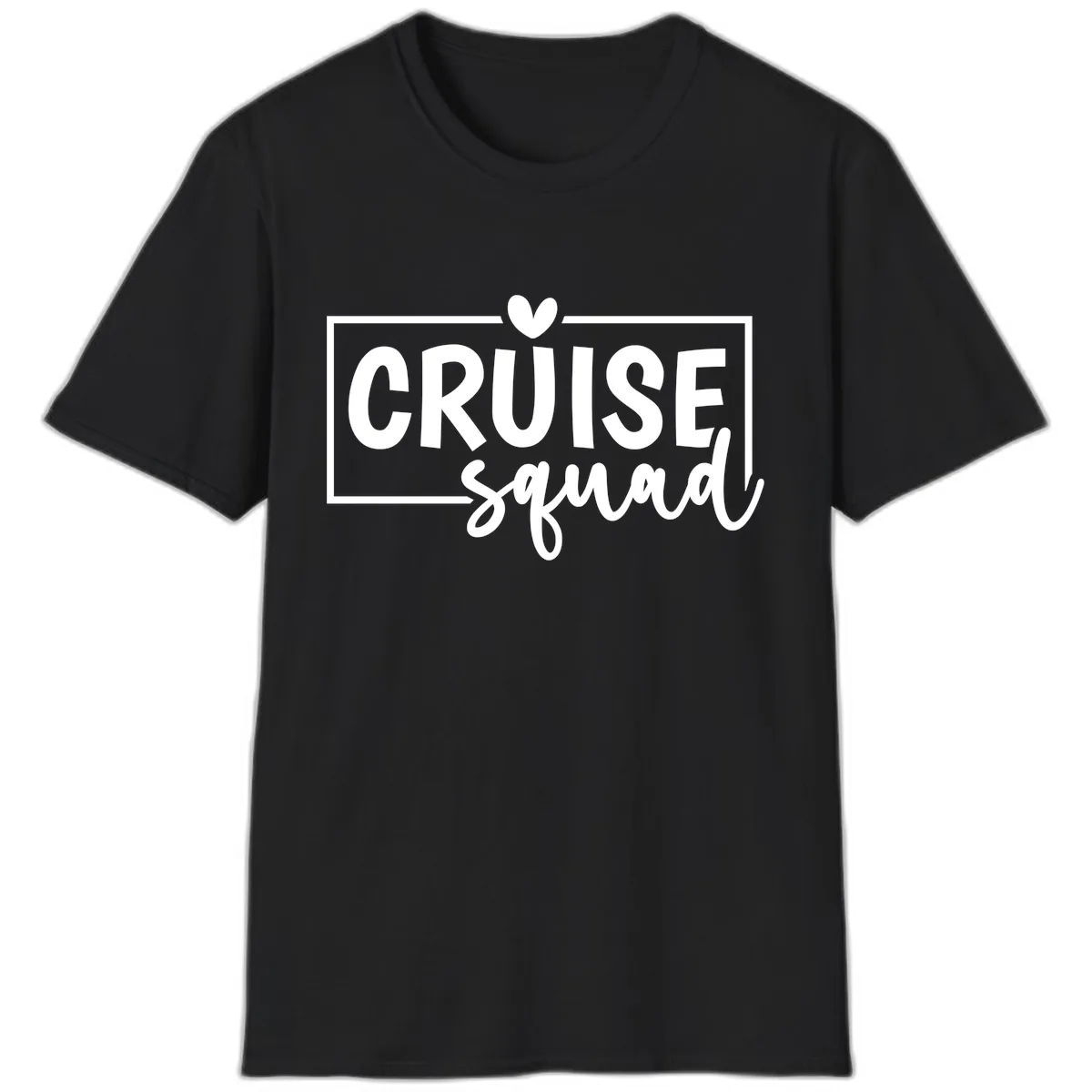 Cruise Squad Matching Family T-Shirt in Black