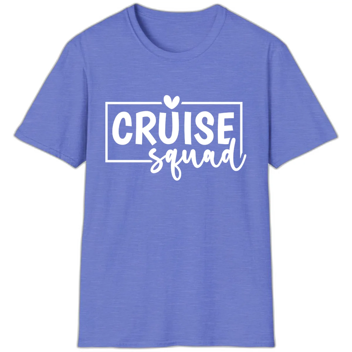 Cruise Squad Matching Family T-Shirt in Heather Royal