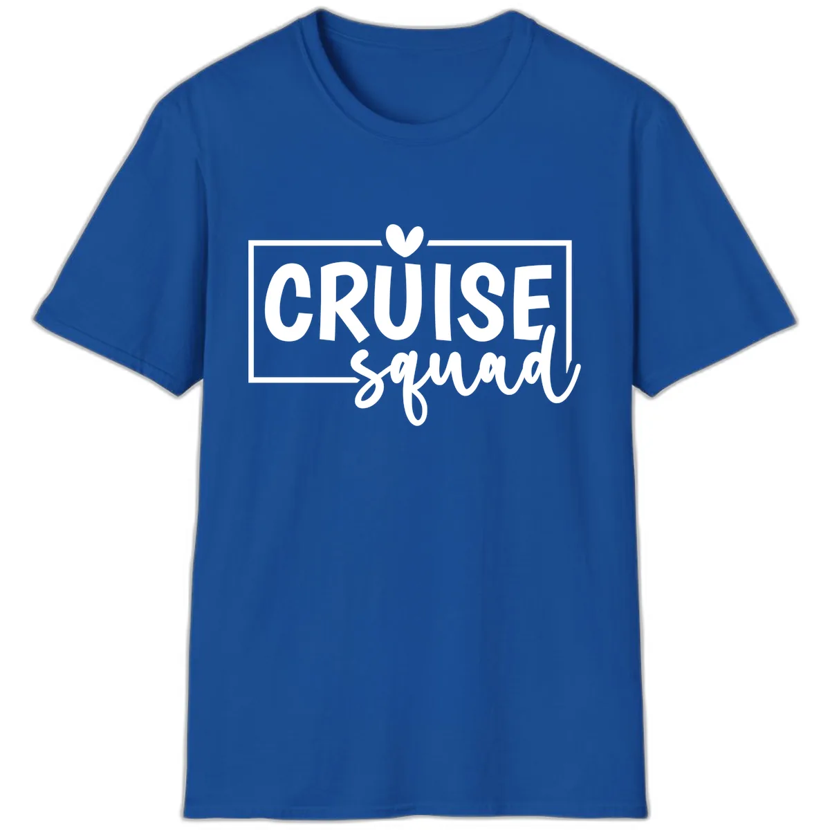 Cruise Squad Matching Family T-Shirt in Royal