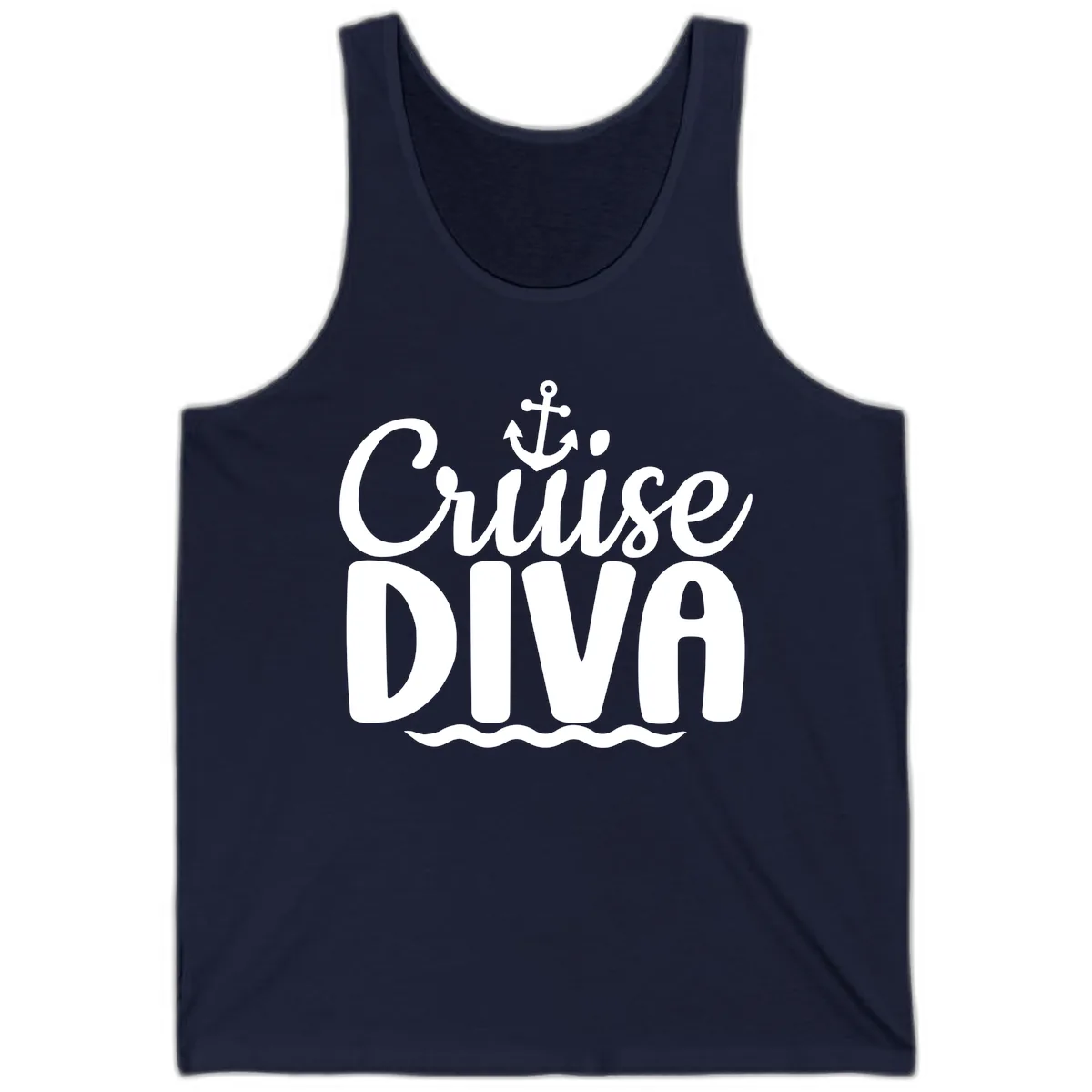 Cruise Diva Anchor Waves Tank in Navy