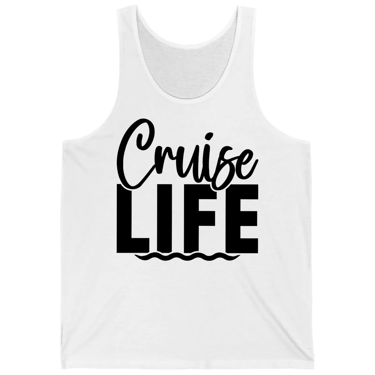 Cruise Life Waves Tank in White