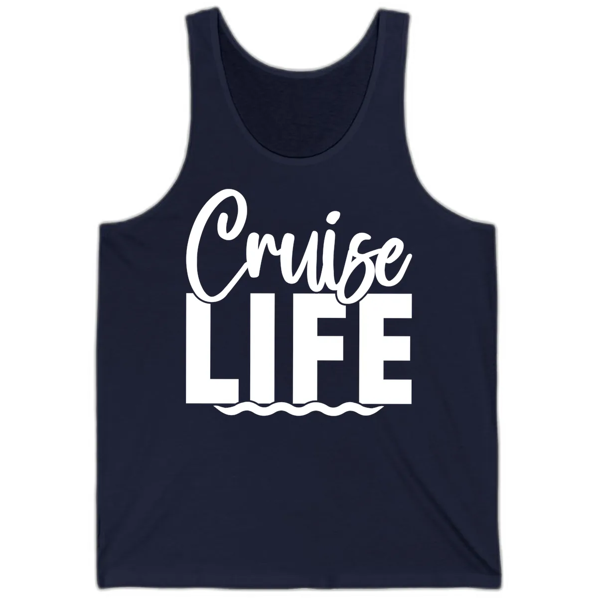 Cruise Life Waves Tank in Navy