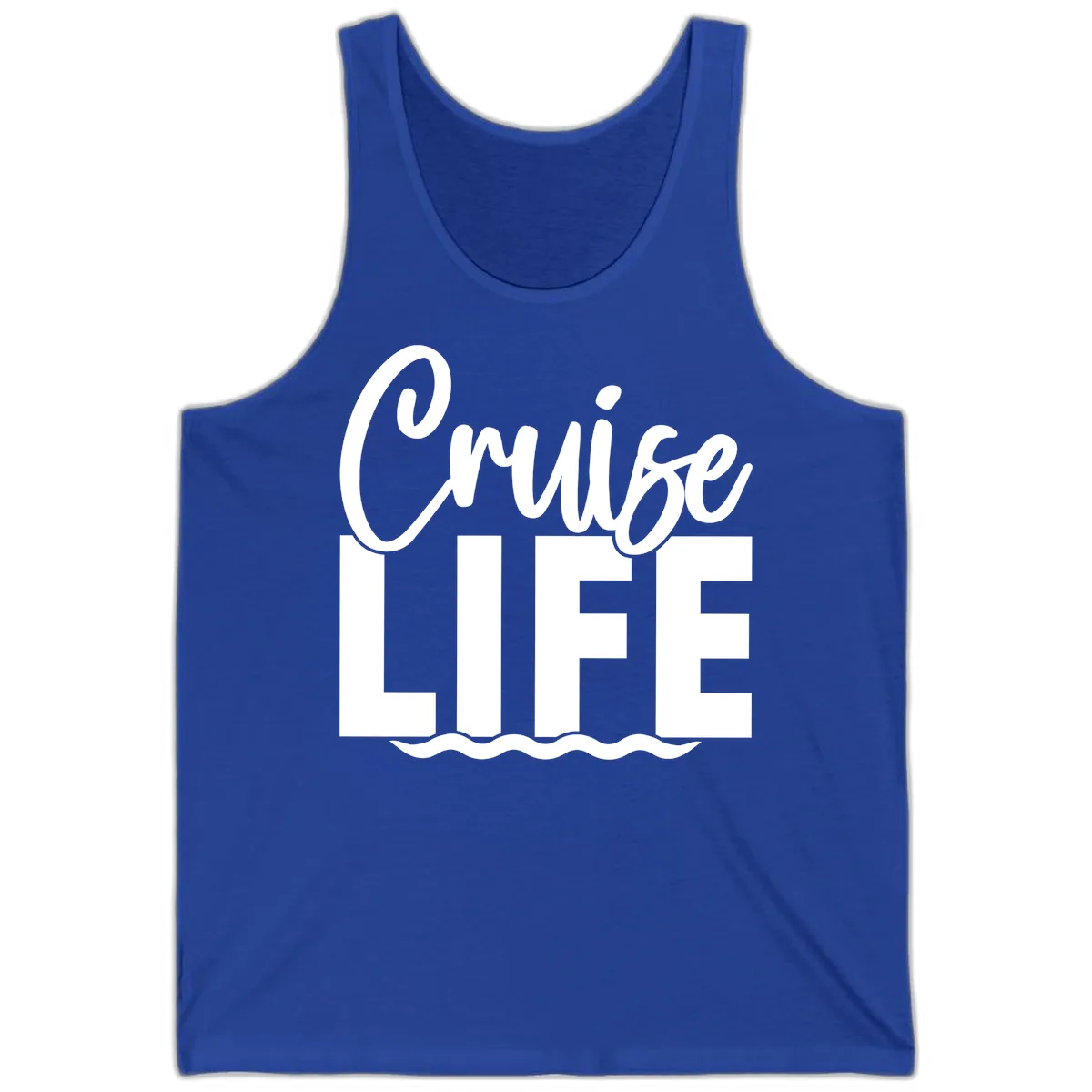 Cruise Life Waves Tank in True Royal