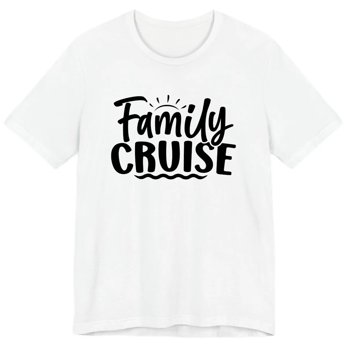 Family Cruise Vacation Fun Premium T-Shirt in White