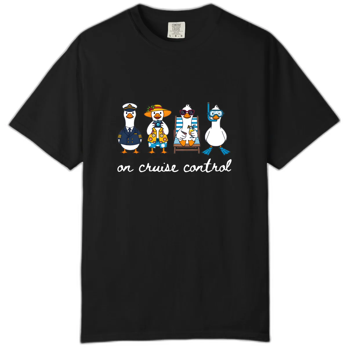 Ducks On Cruise Control Design Comfort Color in Black