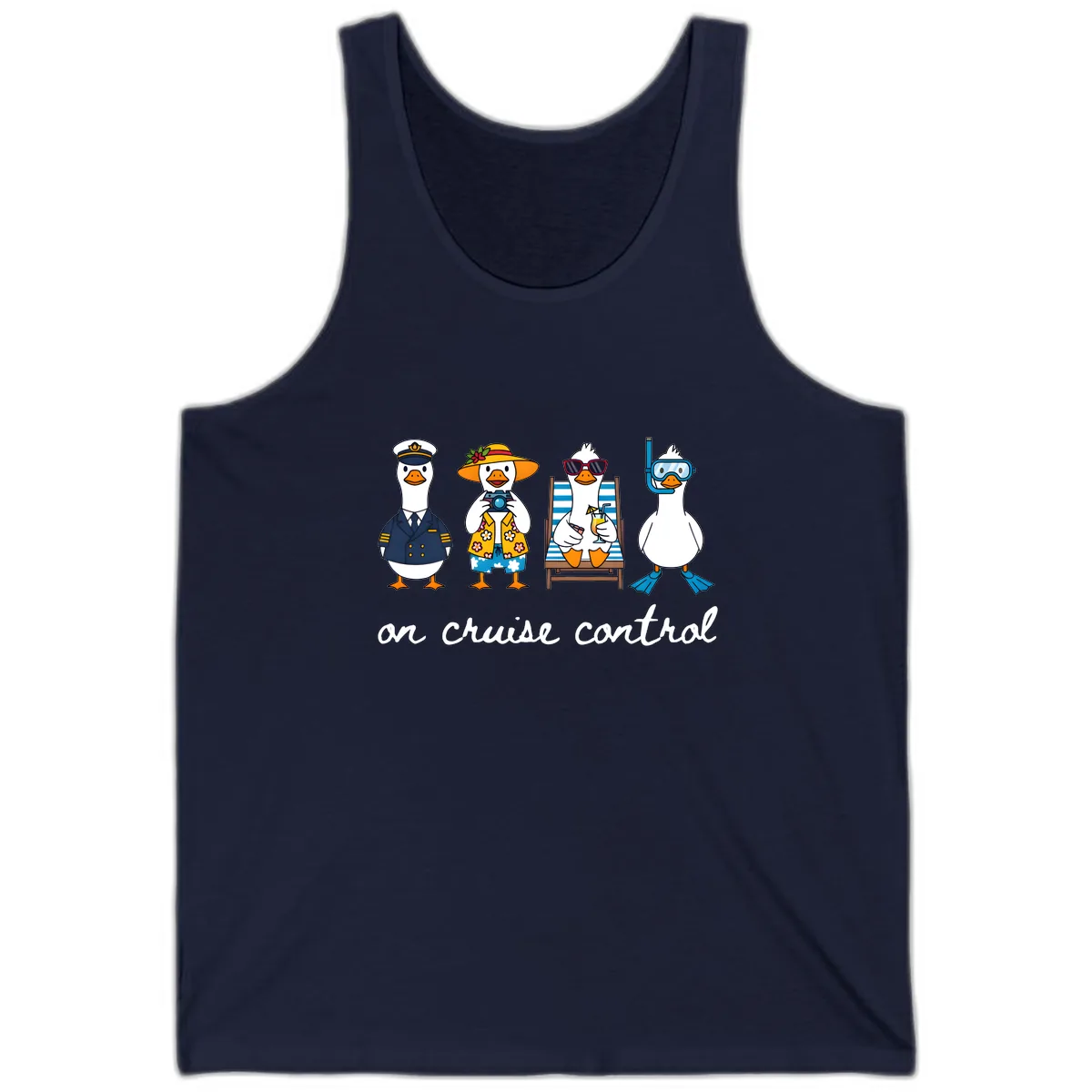 Ducks On Cruise Control Design Tank in Navy