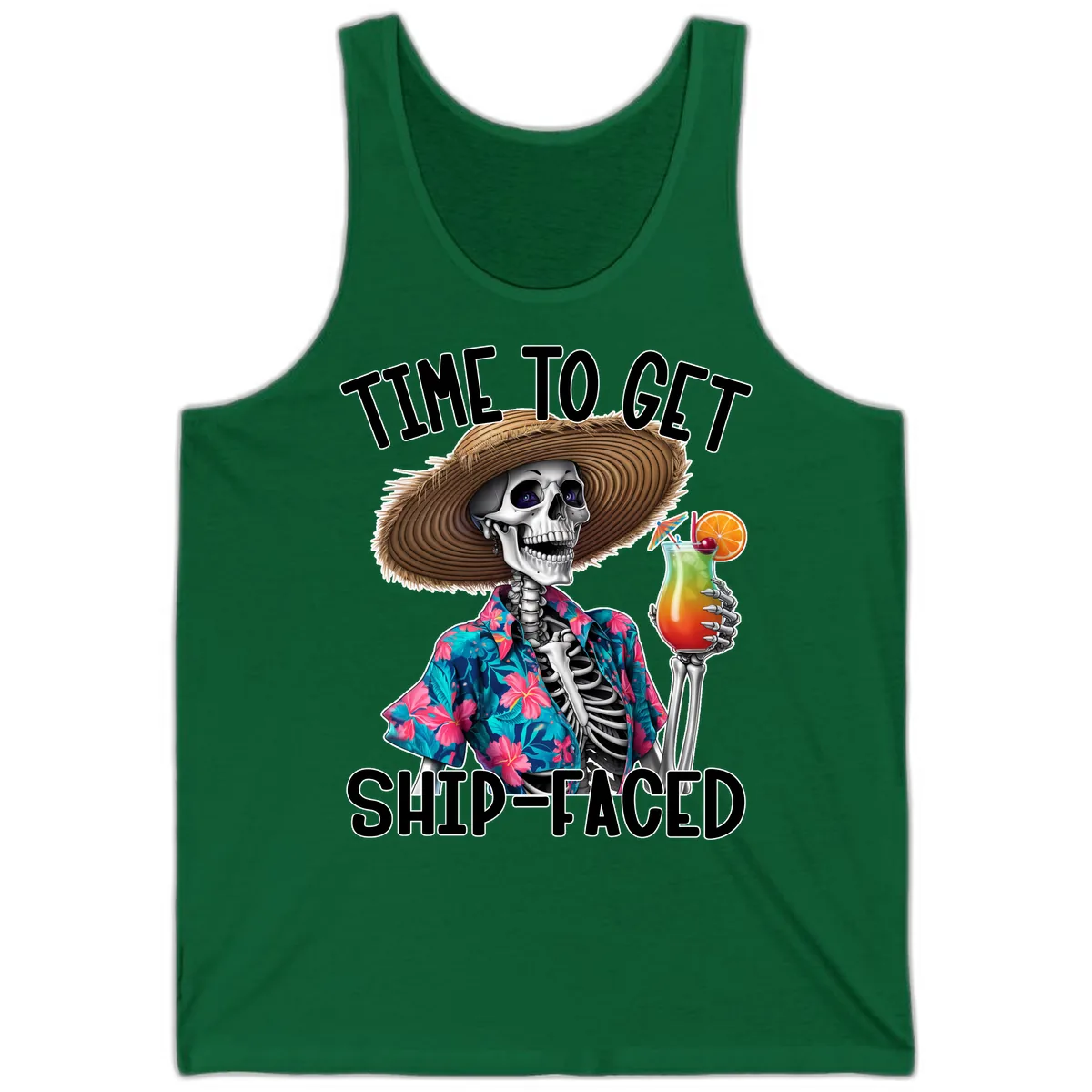 Time To Get Ship Faced Skeleton Tank in Kelly