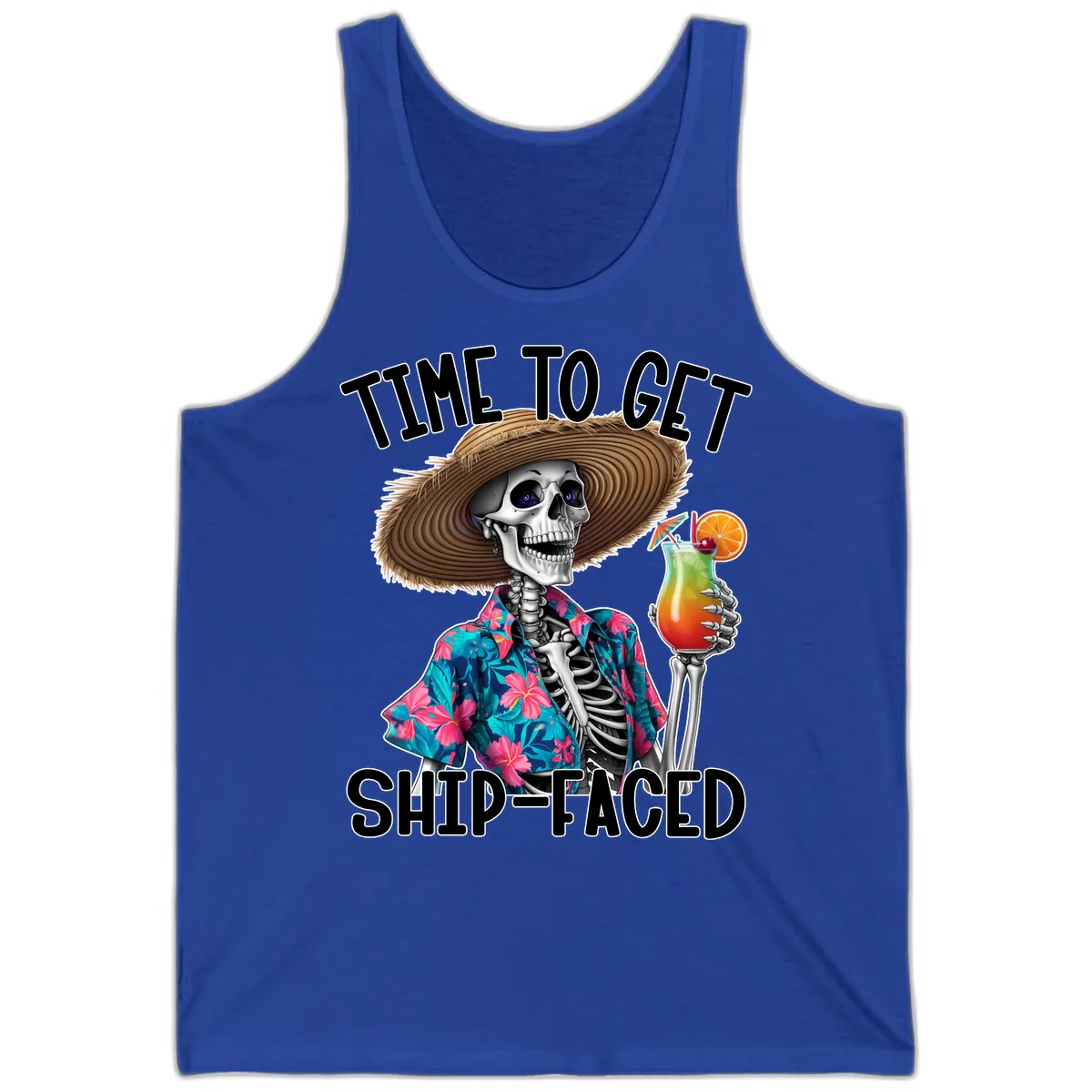 Time To Get Ship Faced Skeleton Tank in True Royal
