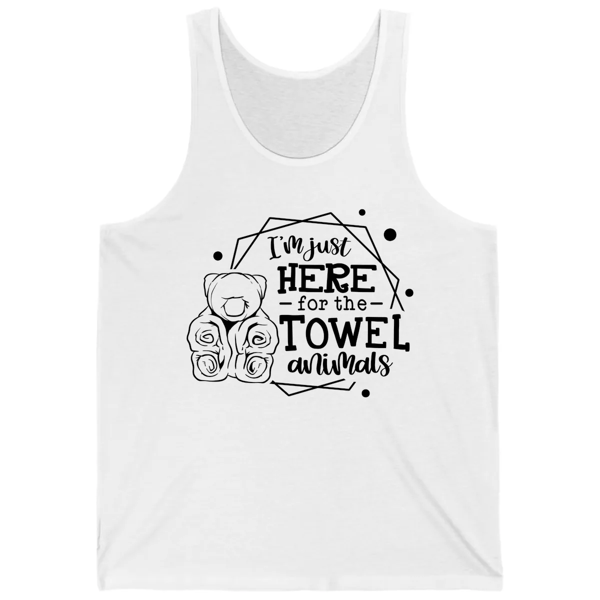 Here for the Towel Animals Tank in White