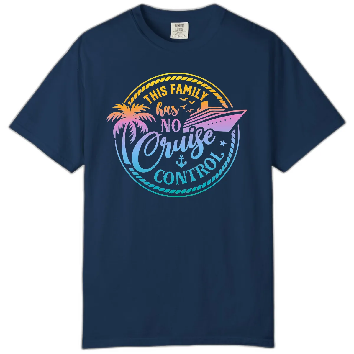 This Family Has No Cruise Control Comfort Color in Navy