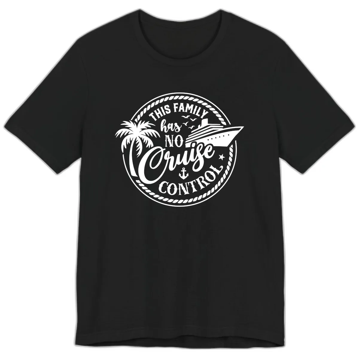 This Family Has No Cruise Control Premium T-Shirt in Black