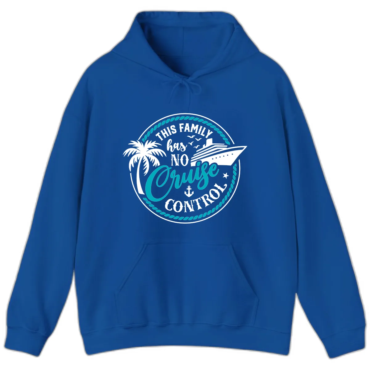 This Family Has No Cruise Control Hoodie in Royal