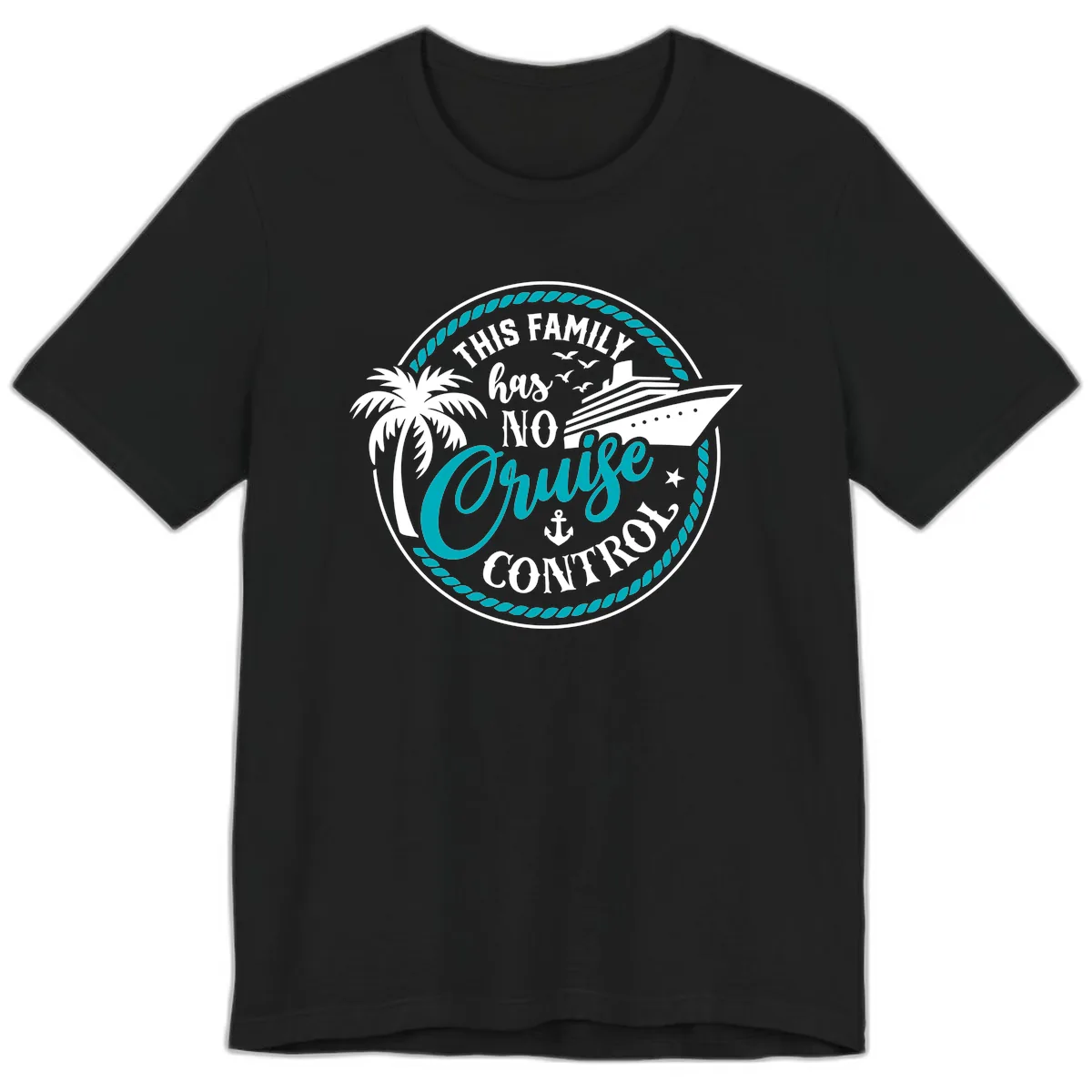 This Family Has No Cruise Control Premium T-Shirt in Black