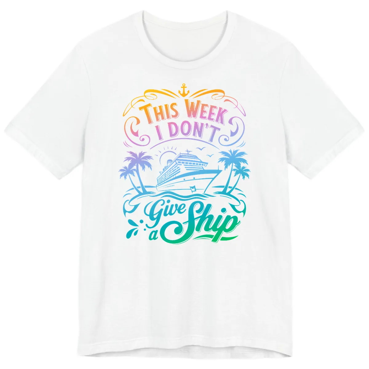 This Week I Don't Give Ship Premium T-Shirt in White