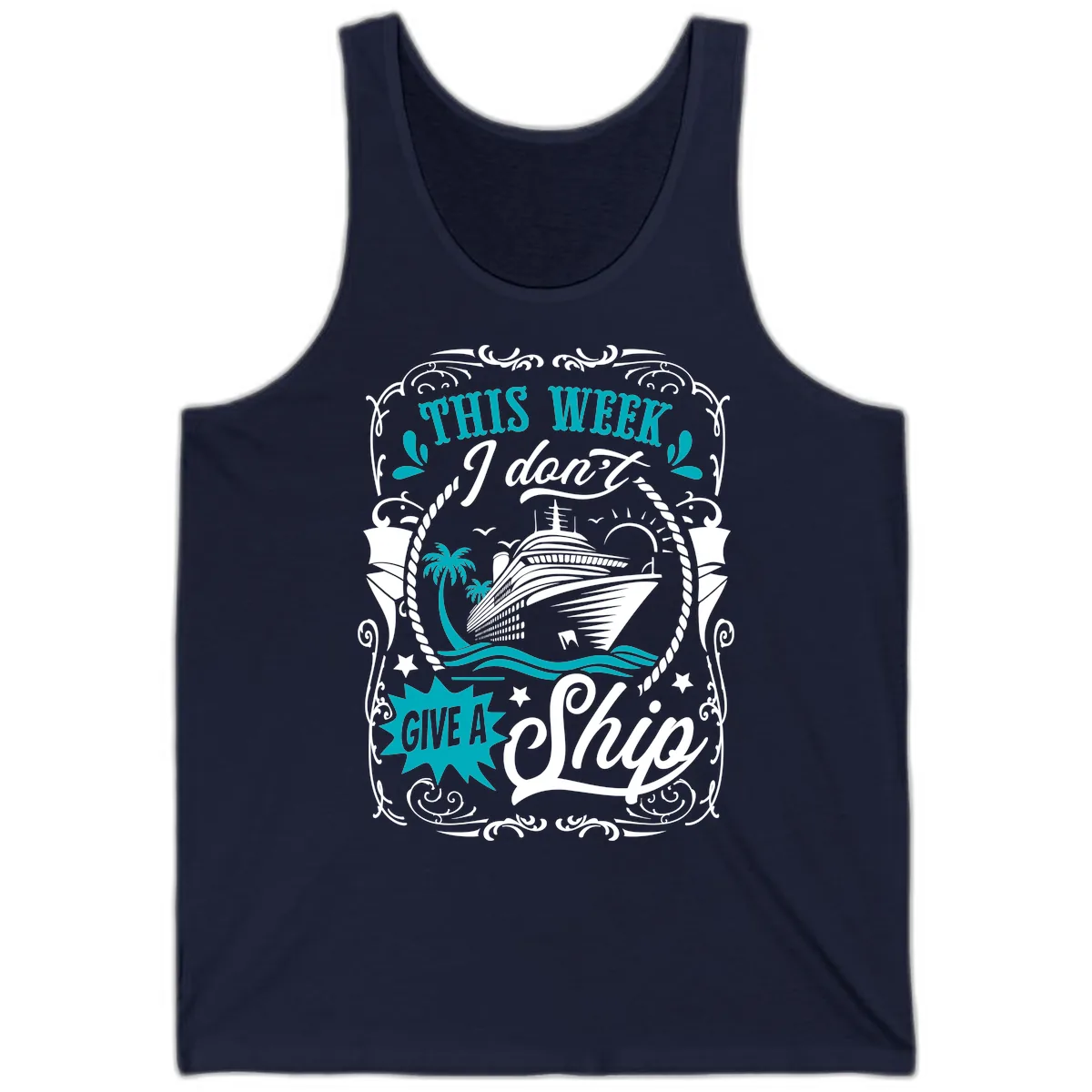 This Week I Don't Give A Ship Tank in Navy