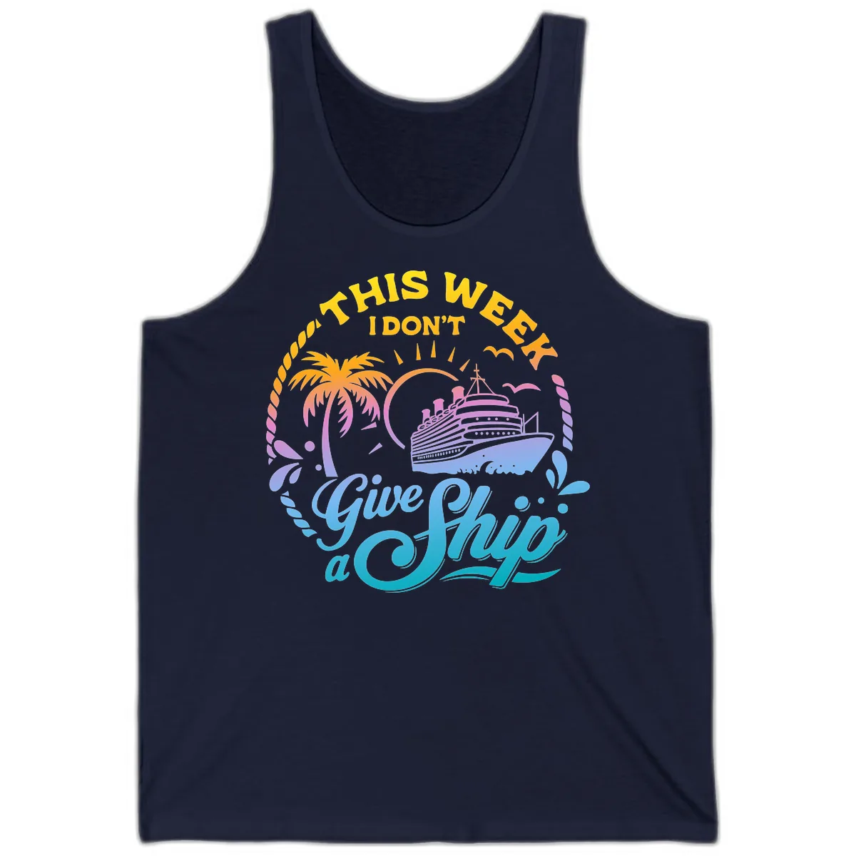 This Week I Don't Give A Ship Tank in Navy