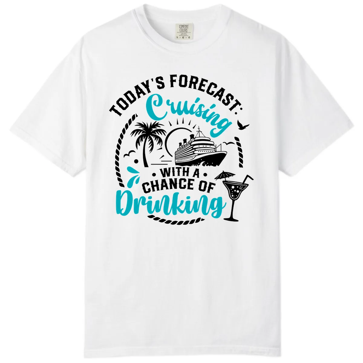 Today's Forecast Cruising Drinking Comfort Color in White