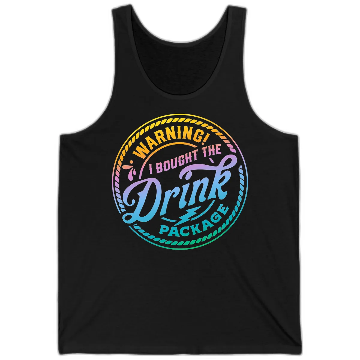 Warning I Bought The Drink Package Tank in Black