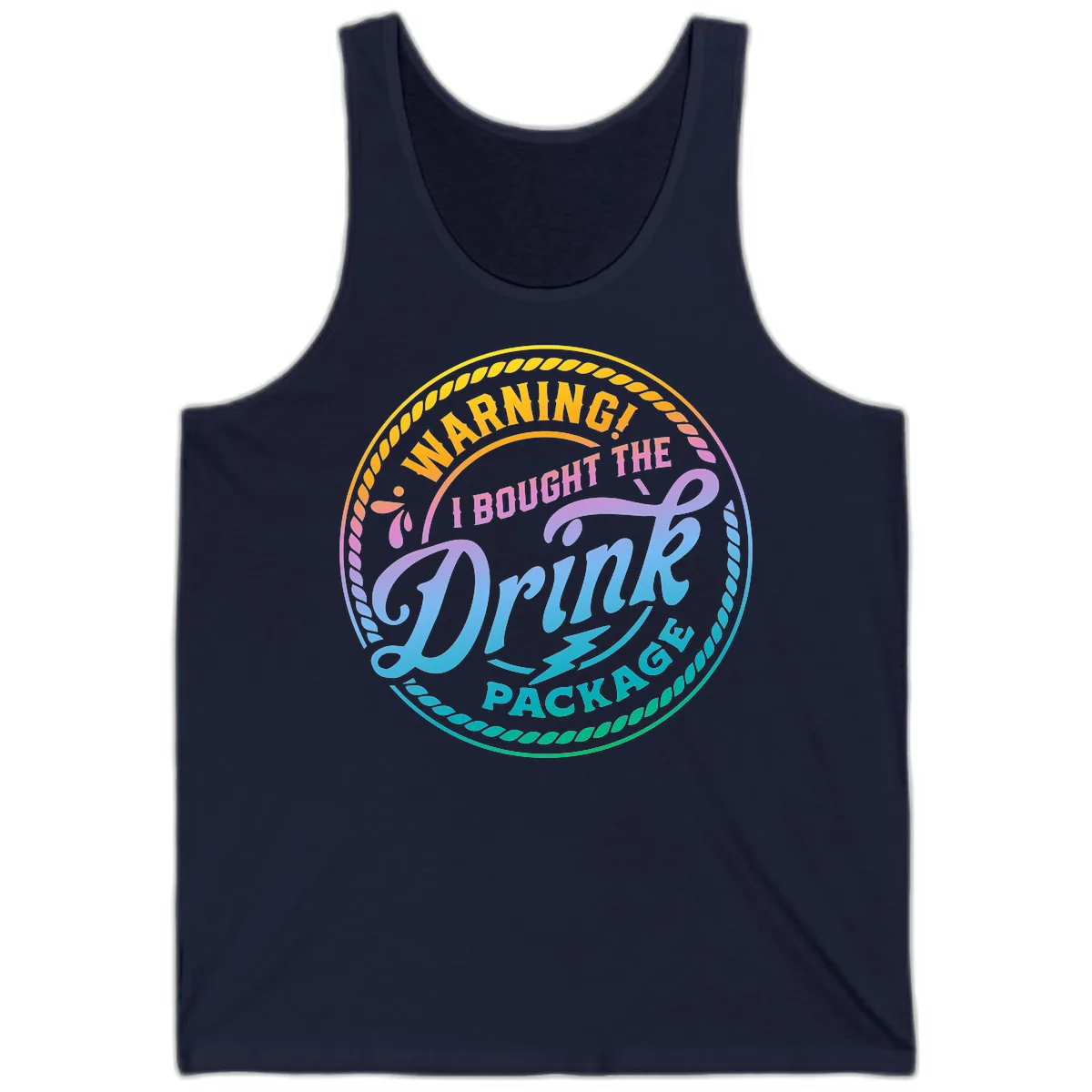 Warning I Bought The Drink Package Tank in Navy