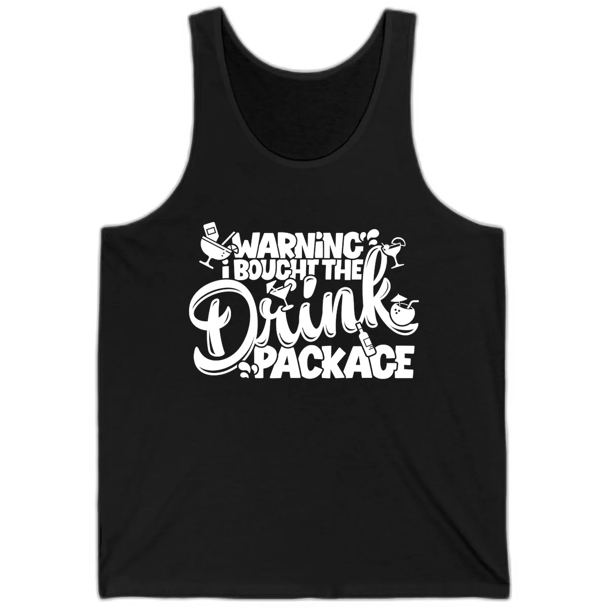 Warning I Bought The Drink Package Tank in Black