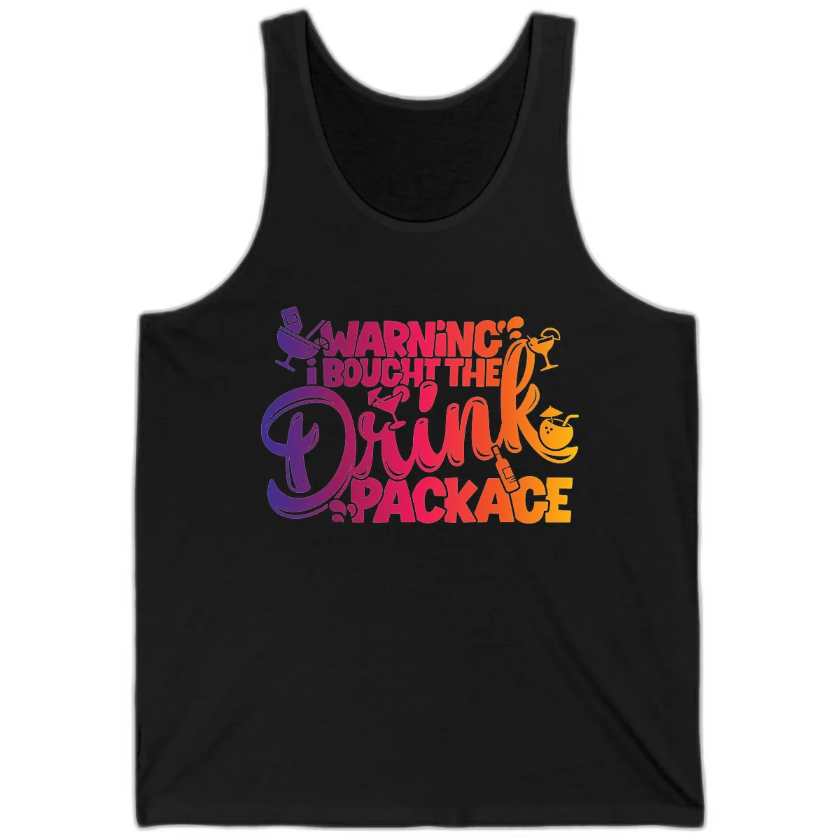 Warning I Bought The Drink Package Tank in Black