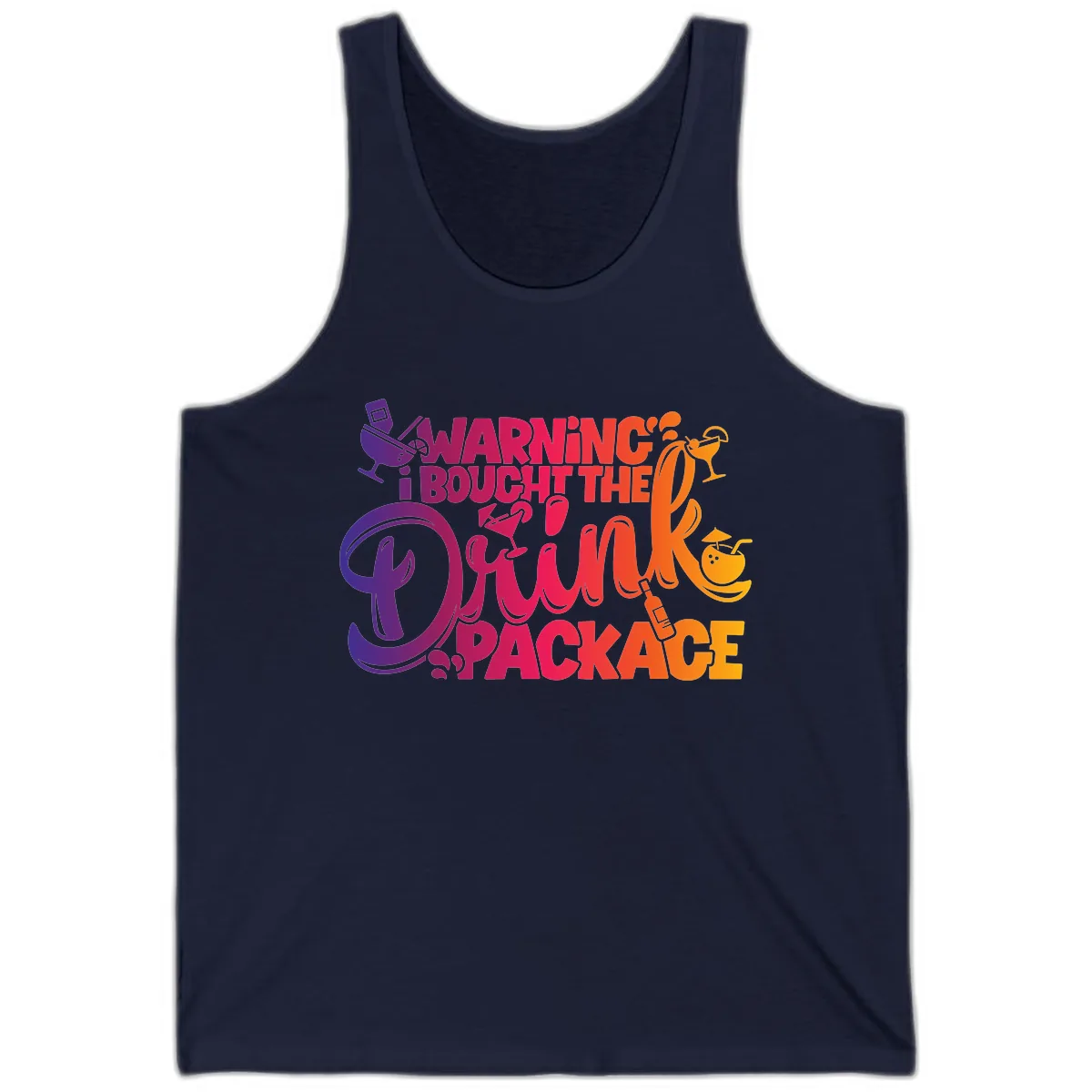 Warning I Bought The Drink Package Tank in Navy