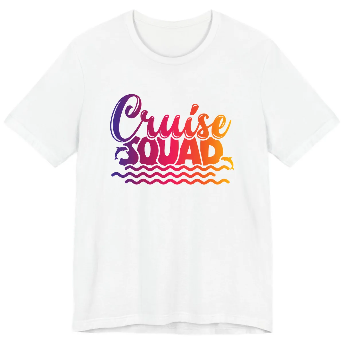 Cruise Squad Ocean Vibes Premium T-Shirt in White