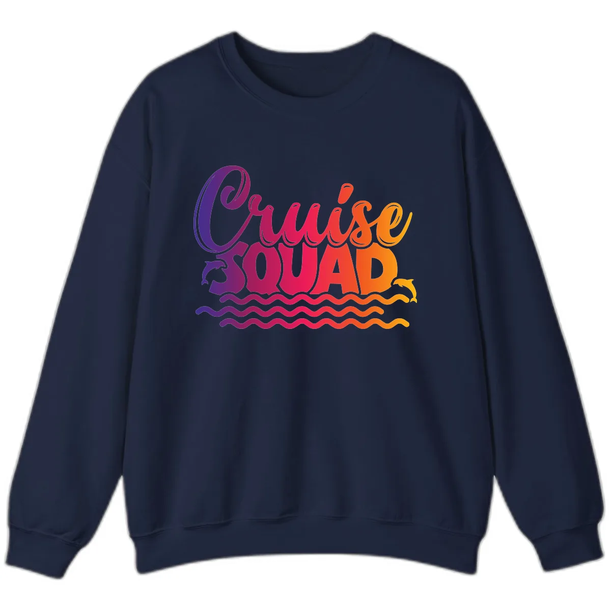 Cruise Squad Ocean Vibes Sweatshirt in Navy